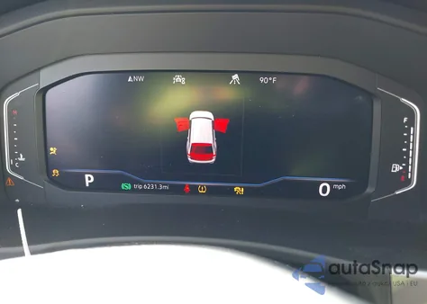 2021 Volkswagen Atlas 3.6L V6 Sel Premium R-Line z USA, uszkodzony, nr VIN 1V2FR2CA2MC503869